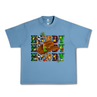 Pebble Blue Howdy Howdy Howdy christmas Urban Heavy Tee - MaliasSmallBusiness
