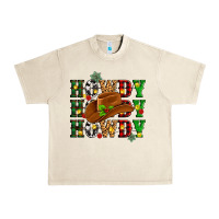 Sandshell Howdy Howdy Howdy christmas Urban Heavy Tee - MaliasSmallBusiness
