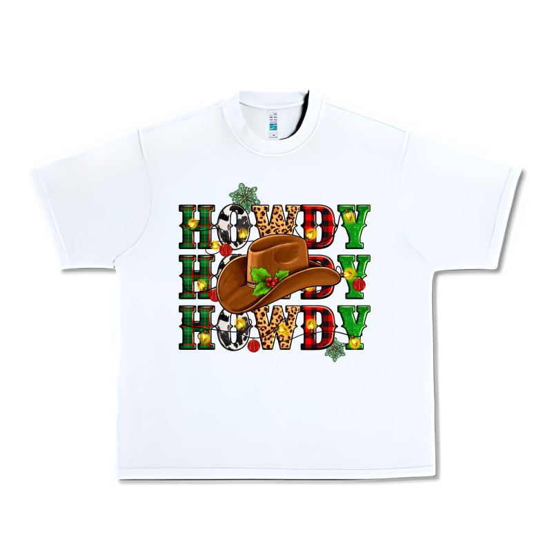 Howdy Howdy Howdy Christmas Urban Heavy Tee by MaliasSmallBusiness | Teevron