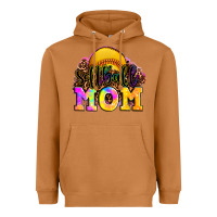 Meerkat softball mom Heavyweight Hoodie - OliviaCreatesArt