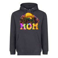 Smoke softball mom Heavyweight Hoodie - OliviaCreatesArt