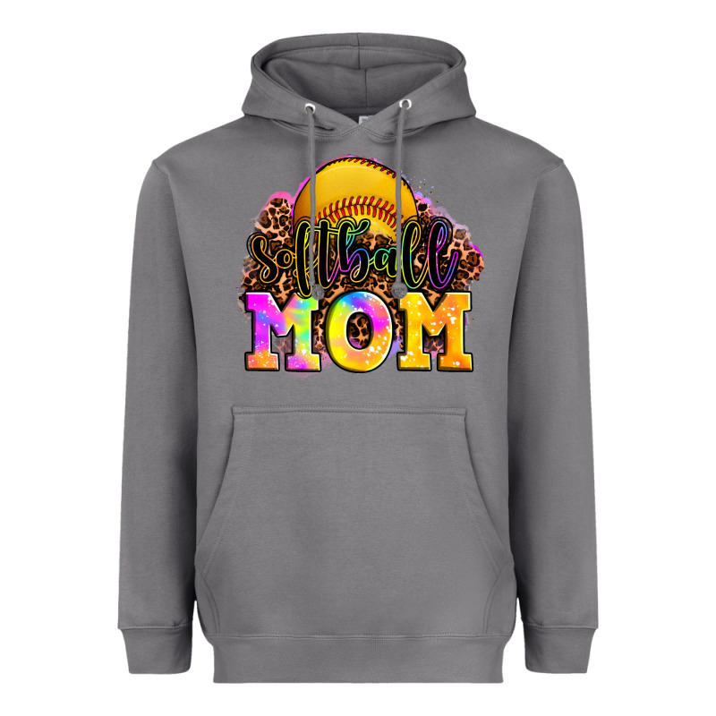 Softball Mom Heavyweight Hoodie by OliviaCreatesArt | Teevron