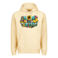 Pina Colada Mom of twins sunflower mothers day Premium Hoodie - HowdyJamesFarm