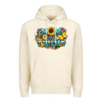 Tofu Mom of twins sunflower mothers day Premium Hoodie - HowdyJamesFarm