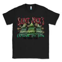 Black Saint Nick's Christmas Tree Farm Classic Tee - MaliasSmallBusiness