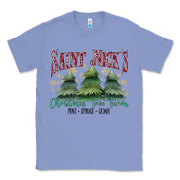 Colony Blue Saint Nick's Christmas Tree Farm Classic Tee - MaliasSmallBusiness