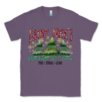 Lavender Saint Nick's Christmas Tree Farm Classic Tee - MaliasSmallBusiness