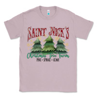 Lilac Saint Nick's Christmas Tree Farm Classic Tee - MaliasSmallBusiness