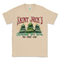 Mushroom Saint Nick's Christmas Tree Farm Classic Tee - MaliasSmallBusiness