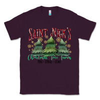 Plum Saint Nick's Christmas Tree Farm Classic Tee - MaliasSmallBusiness