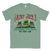Sage Saint Nick's Christmas Tree Farm Classic Tee - MaliasSmallBusiness