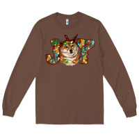 Chestnut shiba inu christmas joy Long Sleeve Tee - RanaPortraitStore