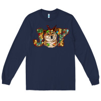 Shiba Inu Christmas Joy Long Sleeve Tee | Teevron