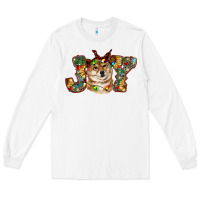 White shiba inu christmas joy Long Sleeve Tee - RanaPortraitStore
