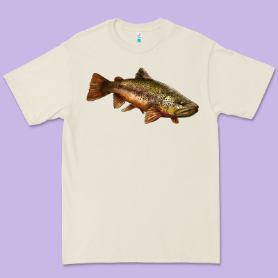 Brown Trout Premium Tee Designed By Lillyallendesigns