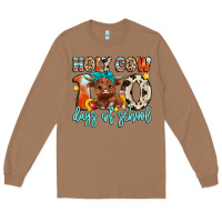 Toasted Coconut holy cow 100 days of school Long Sleeve Tee - Artiststas