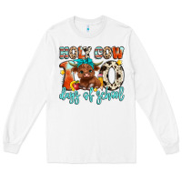 White holy cow 100 days of school Long Sleeve Tee - Artiststas
