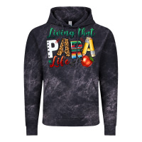Cloud Black living that para life Vintage Hoodie - NancyCooperArtShop