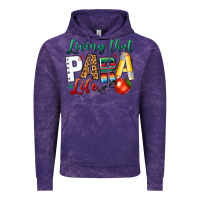 Cloud Purple living that para life Vintage Hoodie - NancyCooperArtShop