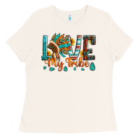 Bone love my tribe native american indian headdress Ladies Tee - Artiststas