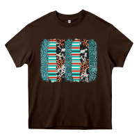 Serape Leopard Cowhide  Brushstroke Heavy Core Tee | Teevron
