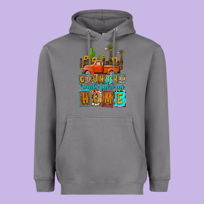 Country Roads Take Me Home Olivia Heavyweight Hoodie Designed By Oliviacreatesart