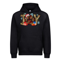 Black festive joy Urban Hoodie - CowhideDigitalArt