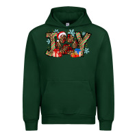 Forest Green festive joy Urban Hoodie - CowhideDigitalArt