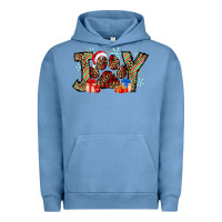 Pigment Pebble Blue festive joy Urban Hoodie - CowhideDigitalArt