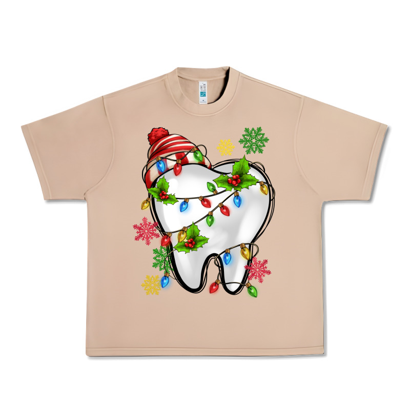Christmas Teeth Dentist Urban Heavy Tee by MaliasSmallBusiness | Teevron