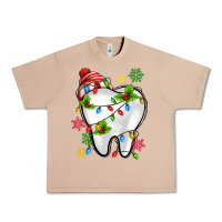 Burro Christmas Teeth Dentist Urban Heavy Tee - MaliasSmallBusiness