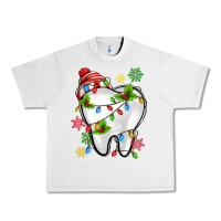 Lunar Rock Christmas Teeth Dentist Urban Heavy Tee - MaliasSmallBusiness
