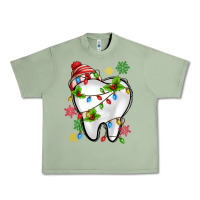 Oil Green Christmas Teeth Dentist Urban Heavy Tee - MaliasSmallBusiness