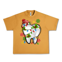 Peanut Butter Christmas Teeth Dentist Urban Heavy Tee - MaliasSmallBusiness