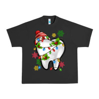 Pigment Black Christmas Teeth Dentist Urban Heavy Tee - MaliasSmallBusiness