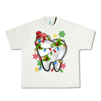 Pistachio Christmas Teeth Dentist Urban Heavy Tee - MaliasSmallBusiness