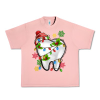 Salmon Christmas Teeth Dentist Urban Heavy Tee - MaliasSmallBusiness
