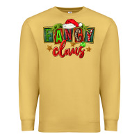 Antique Gold christmas fancy claus Premium Sweatshirt - FaDigitalArtStudio