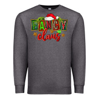 Charcoal Heather christmas fancy claus Premium Sweatshirt - FaDigitalArtStudio