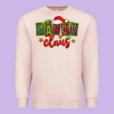 Christmas Fancy Claus Premium Sweatshirt Designed By Fadigitalartstudio