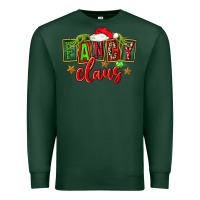 Sports Green christmas fancy claus Premium Sweatshirt - FaDigitalArtStudio