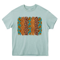 Arona leopard gemstone brushstroke Heavy Core Tee - AdoDesignShop