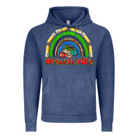 Vintage Denim teacher life Vintage Hoodie - NancyCooperArtShop