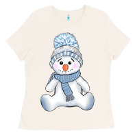 Bone winter snowman Ladies Tee - AdoDesignShop