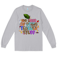 Moon Dust 100 days of doing teacher stuff Long Sleeve Tee - Artiststas