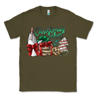 Army Green christmas vibes Classic Tee - SublimationCraftShop