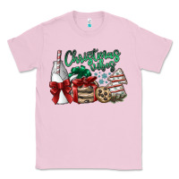 Bubblegum Pink christmas vibes Classic Tee - SublimationCraftShop