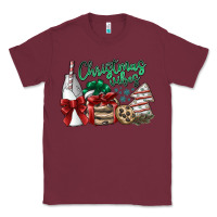 Burgundy christmas vibes Classic Tee - SublimationCraftShop