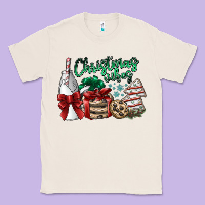 Christmas Vibes Classic Tee Designed By Sublimationcraftshop