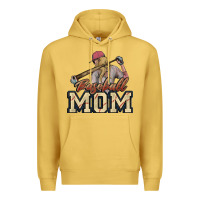 Antique Gold Baseball mom Premium Hoodie - HowdyJamesFarm
